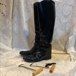 Nouvelle Devon Aire Vintage Black Riding Boots